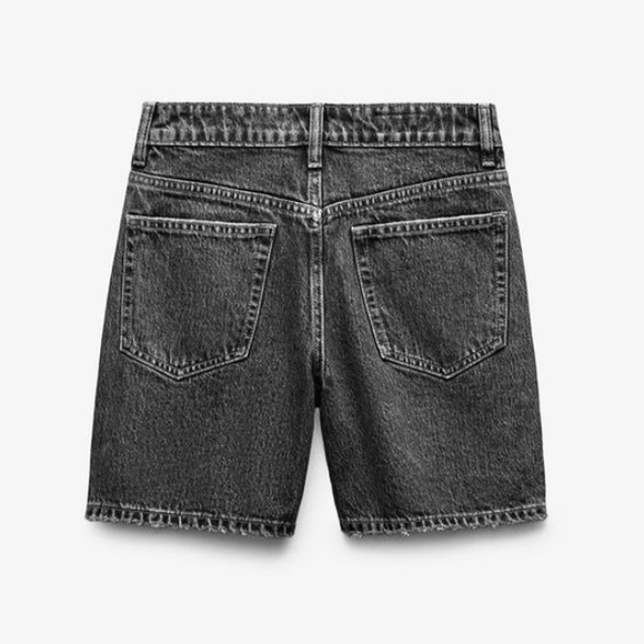 ZARA TRF MID-RISE DENIM SHORTS - BERMUDA SHORTS 90s - Picture 9 of 9